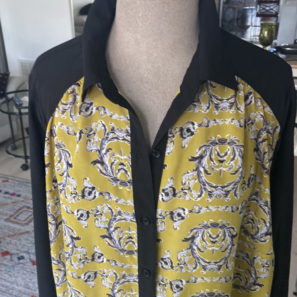 ALYX Women Long Sleeve Buttoned down Blouse size 1X